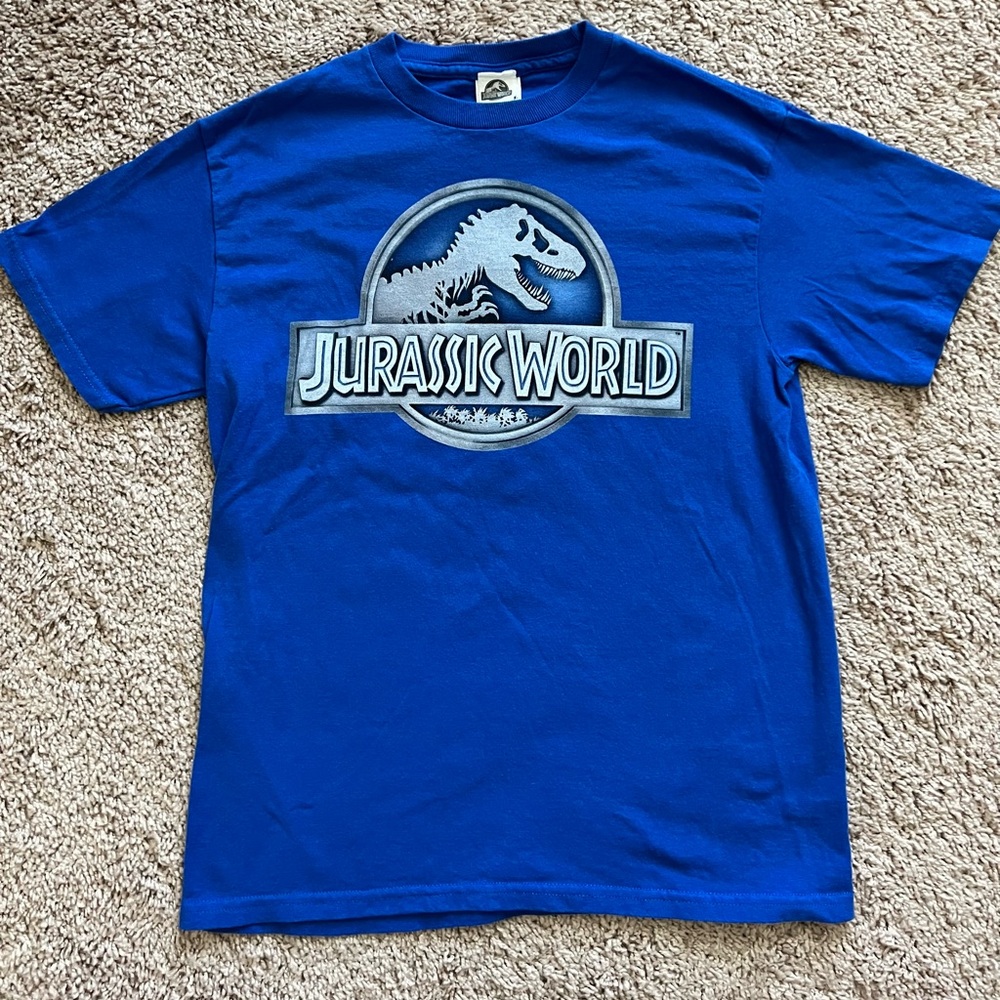 Youth Medium Blue Jurassic World T-Shirt